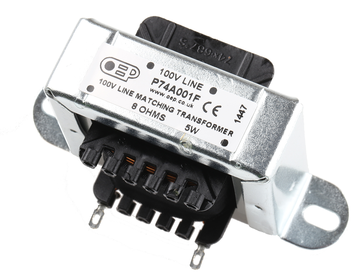 Chassis Mount Audio Transformer 8Ω 5W