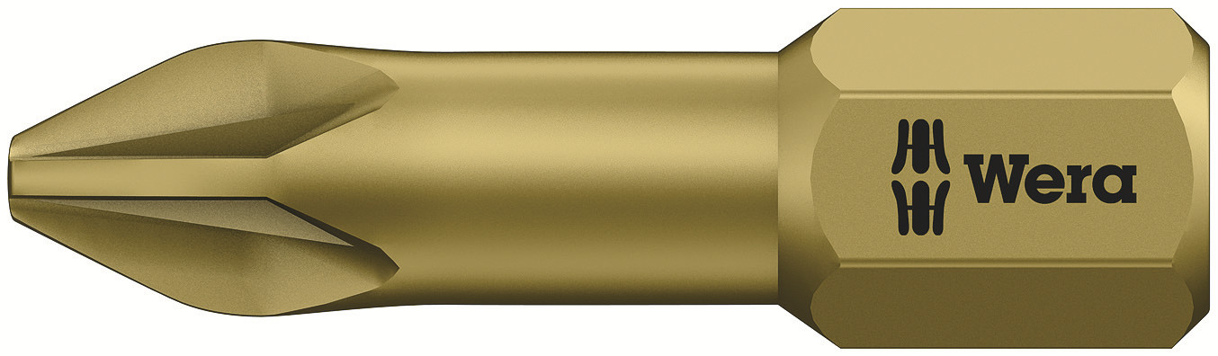 Wera Pozidriv Screwdriver Bit, PZ2 Tip