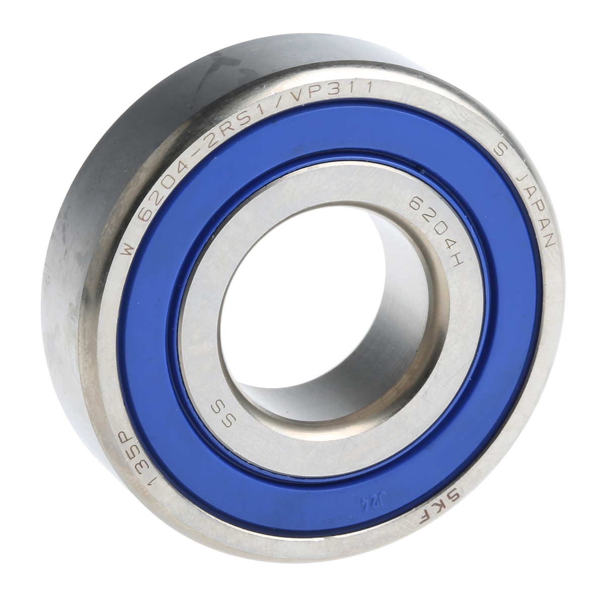 SKF W 6204-2RS1/VP311 1 Row Ball Bearing - 20 mm ID, 47 mm OD