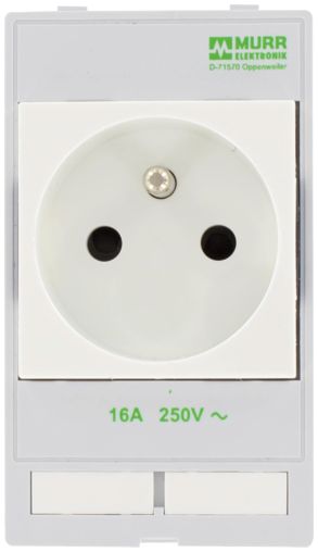 Murrelektronik Limited White 1 Gang Plug Socket, 2 + PE Poles, 16A