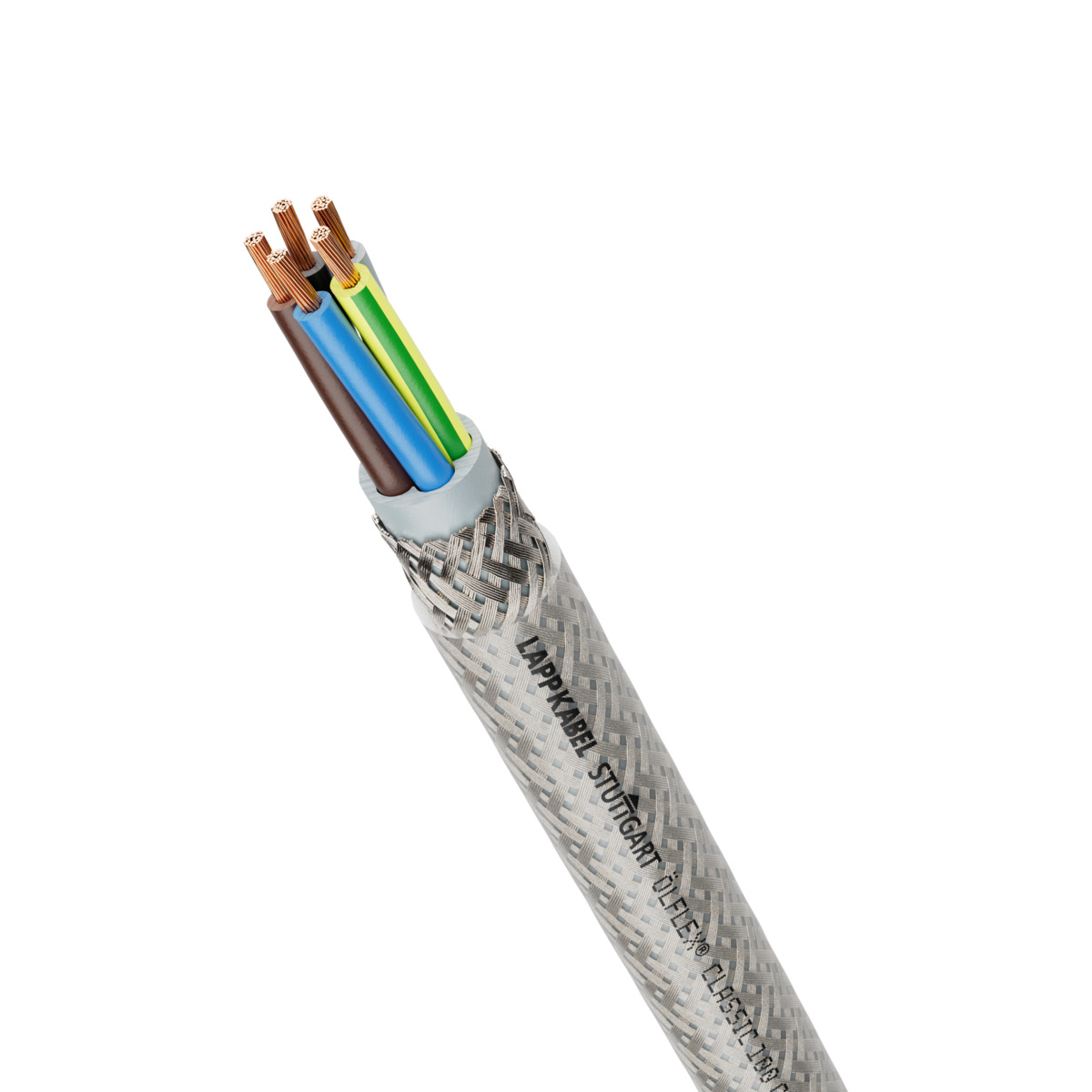 Lapp OLFLEX CLASSIC 100 Control Cable, 4 Cores, 1.5 mm² CSA 16 AWG, Screened, 50 m, Transparent Polyvinyl Chloride