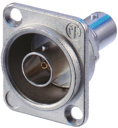 Neutrik, Jack Panel Mount BNC Connector, 75Ω, Crimp Termination, Straight Body