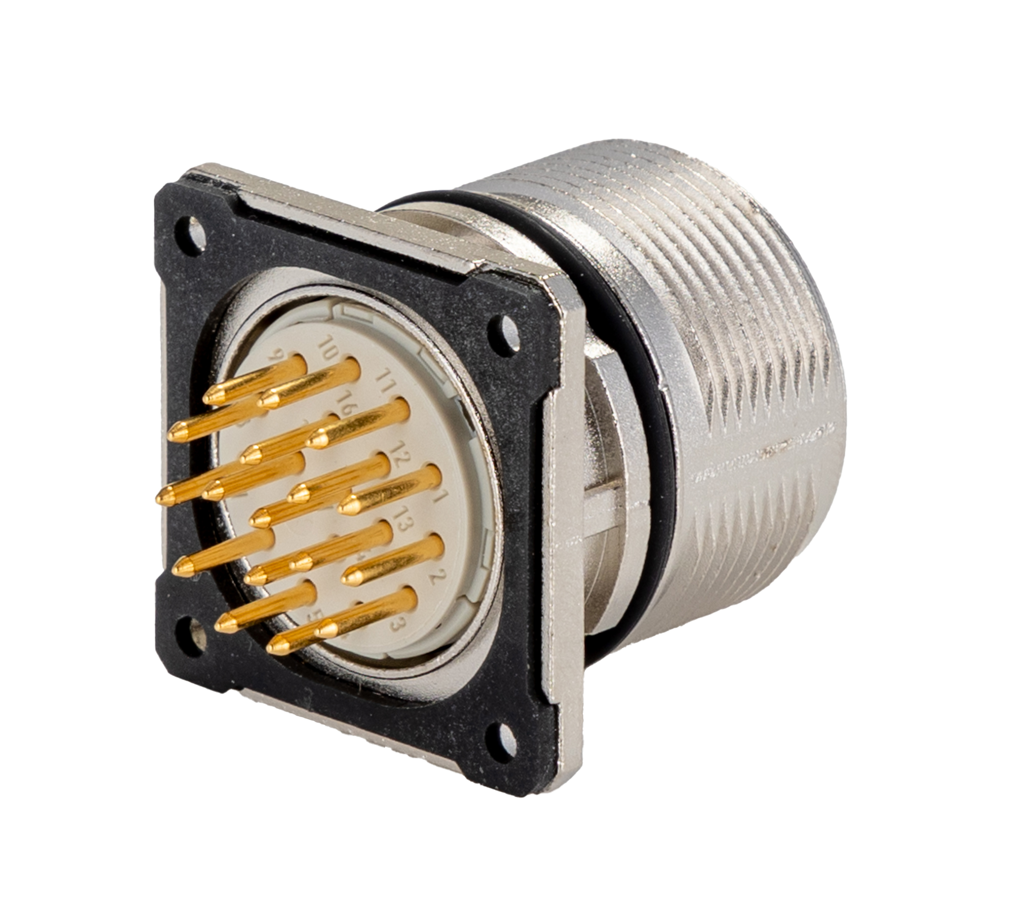 Phoenix Contact Circular Connector, 17 Contacts, Front, M23 Connector, Plug, Male, IP67, CA-17P1N122S00 Series