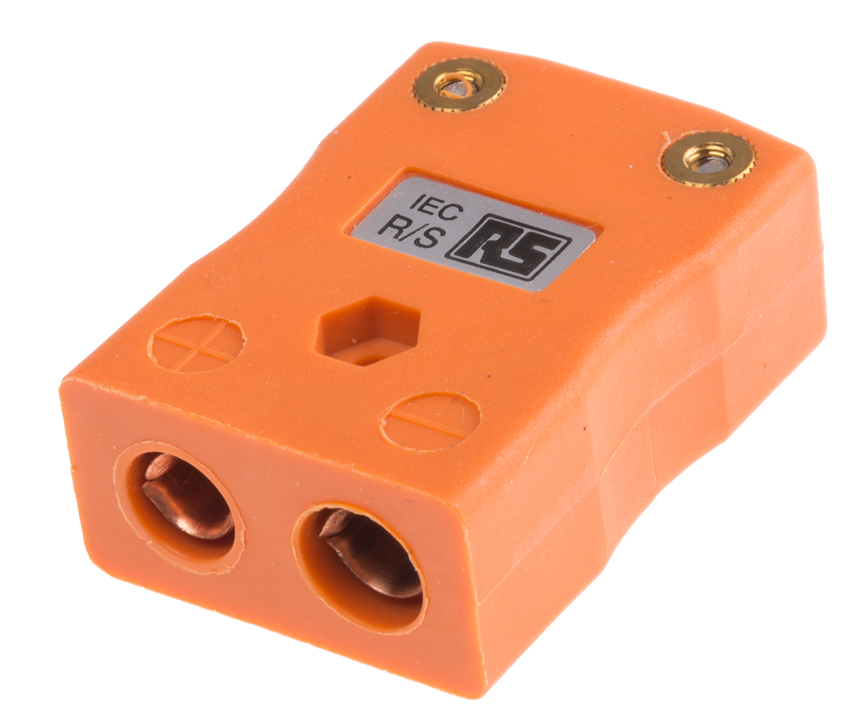RS PRO Standard Thermocouple Connector for Use with Type R/S Thermocouple, 6mm Probe, IEC, RoHS Compliant Standard