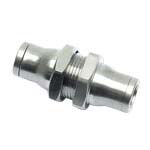 Legris LF3600 Series Bulkhead Tube-to-Tube Adaptor, Push In 6 mm to Push In 6 mm, Tube-to-Tube Connection Style