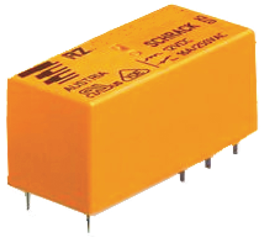 TE Connectivity PCB Mount Power Relay, 12V dc Coil, 12A Switching Current, SPDT