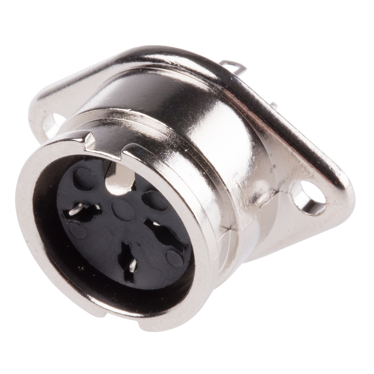 RS PRO 3 Pole Din Socket, 1A, 100 V ac, Bayonet, Female, Chassis Mount