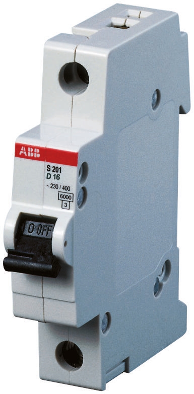 ABB System Pro M Compact S200 MCB, 1P, 50A Curve D, 253V AC, 72V DC, 6 kA Breaking Capacity
