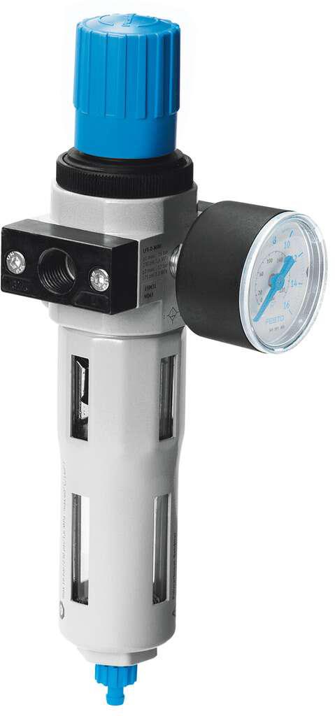 Festo D Filter Regulator, 40μm, G 1/4, Automatic, 12 bar, 159635