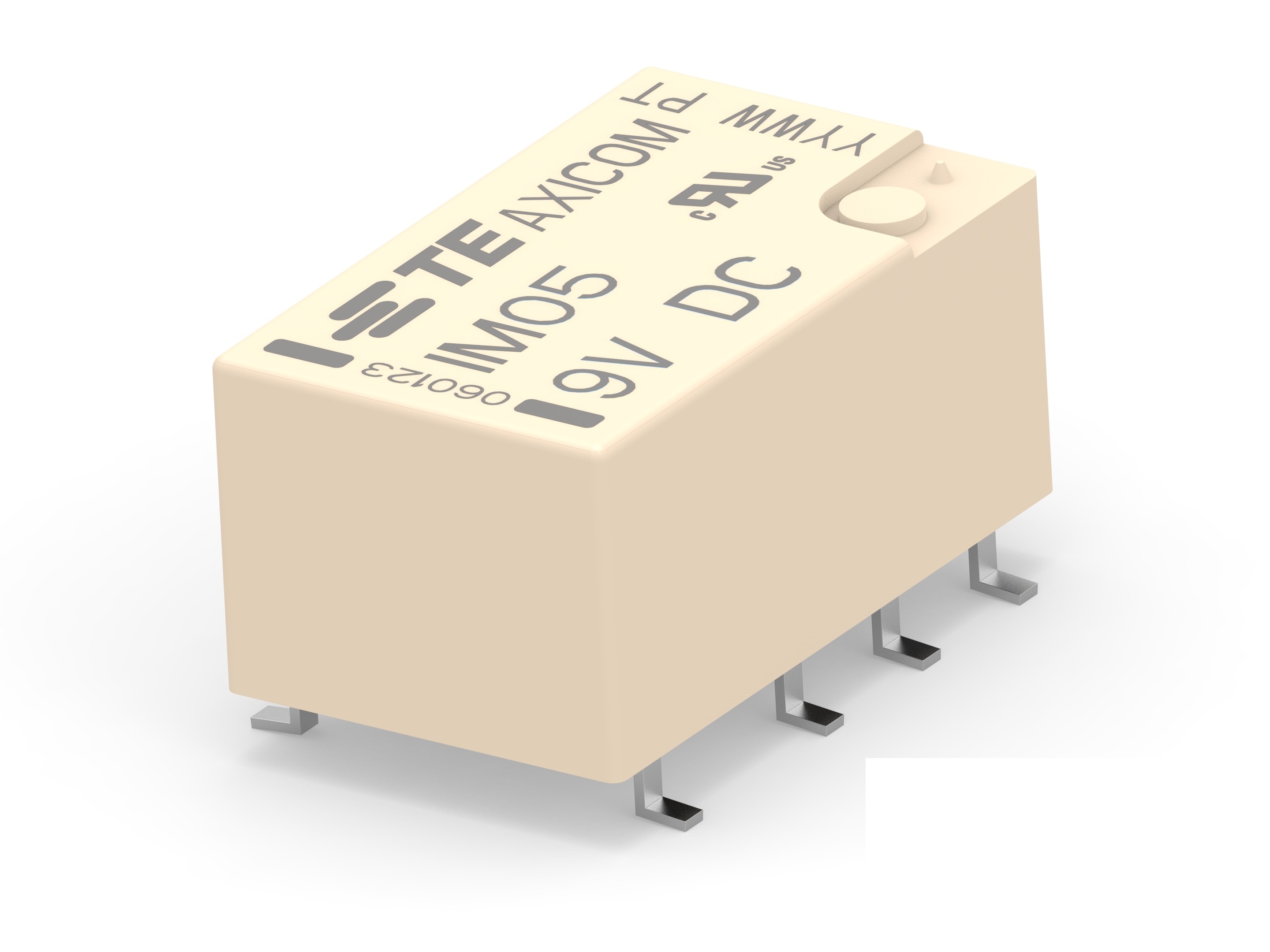 TE Connectivity PCB Mount RF Relay, 9V dc Coil, DPDT
