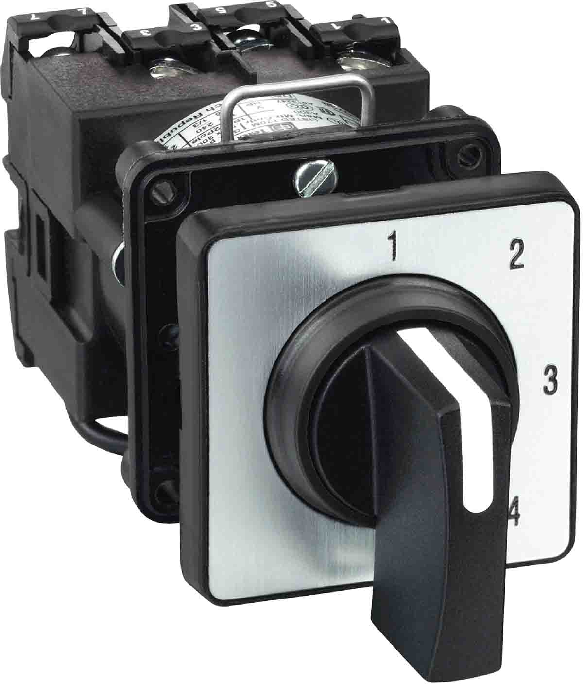 Schneider Electric, 1P 4 Position 45° Multi Step Cam Switch, 12A