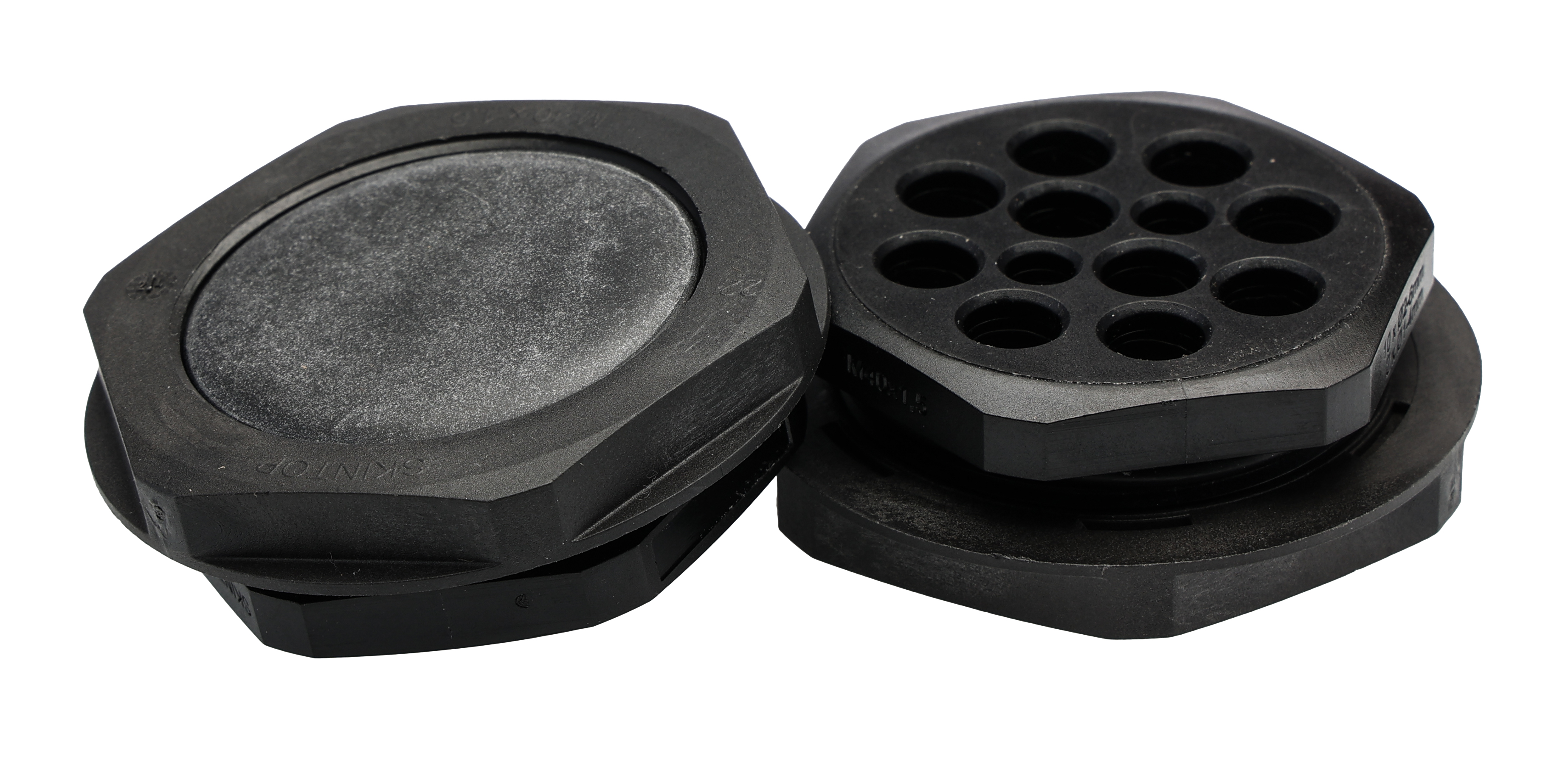 Lapp SKINTOP Series Black Polycarbonate Cable Gland, M40 Thread, 2mm min., 6mm max., IP66, IP67, IP68