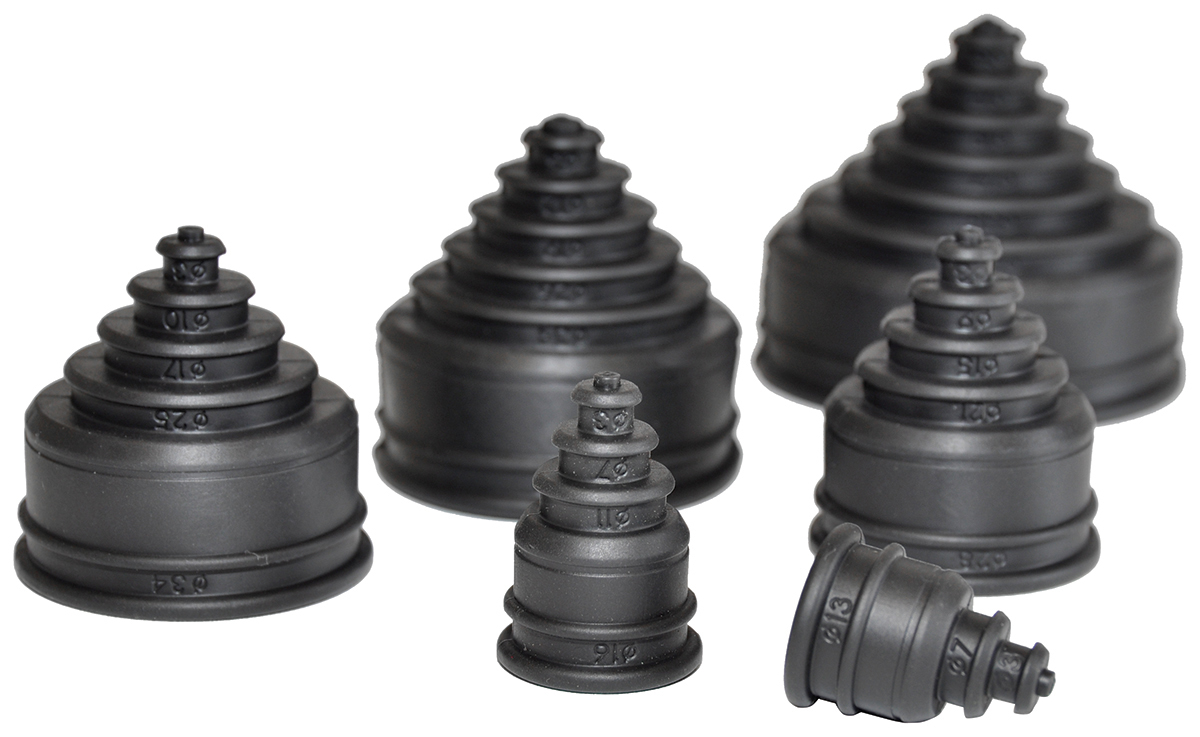 Flexicon Rubber End Cap, Conduit Fitting, 13mm Nominal Size, Thermoplastic Elastomer, Black IP66 rating