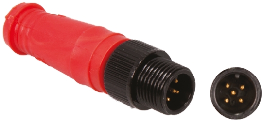 Allen Bradley Guardmaster Circular Connector, Plug, IP67, 898D Series