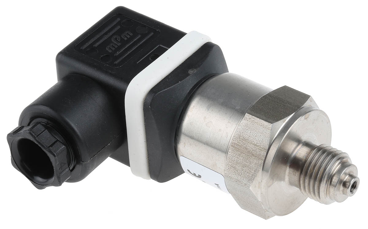 Jumo Pressure Sensor, 0bar Min, 16bar Max, Relative Reading