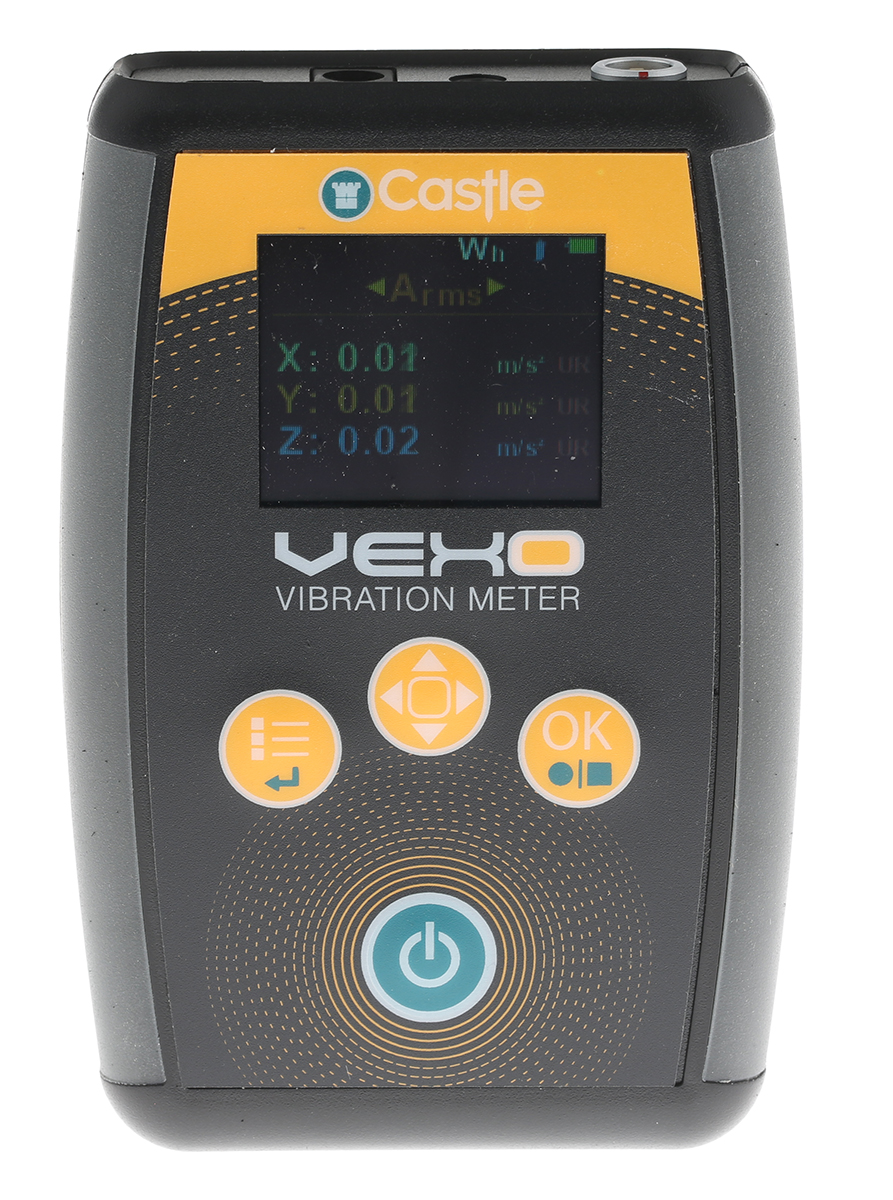 Castle GA2006H Vibration Meter - Acceleration, 3 Axis