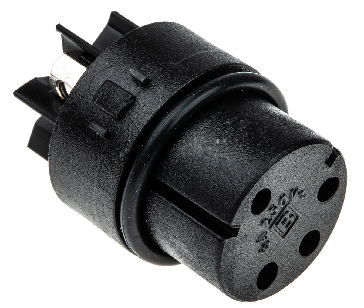 Bulgin Female Connector Insert 4 Way for use with Mini Buccaneer Connector