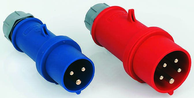 4P+E pro top free plug,16A 400V