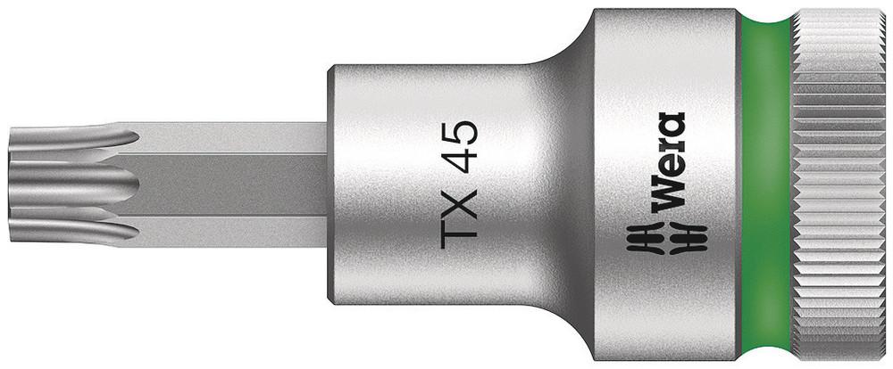 Wera 1/2 in Drive Bit Socket, Torx Bit, T20, 210 mm Overall Length