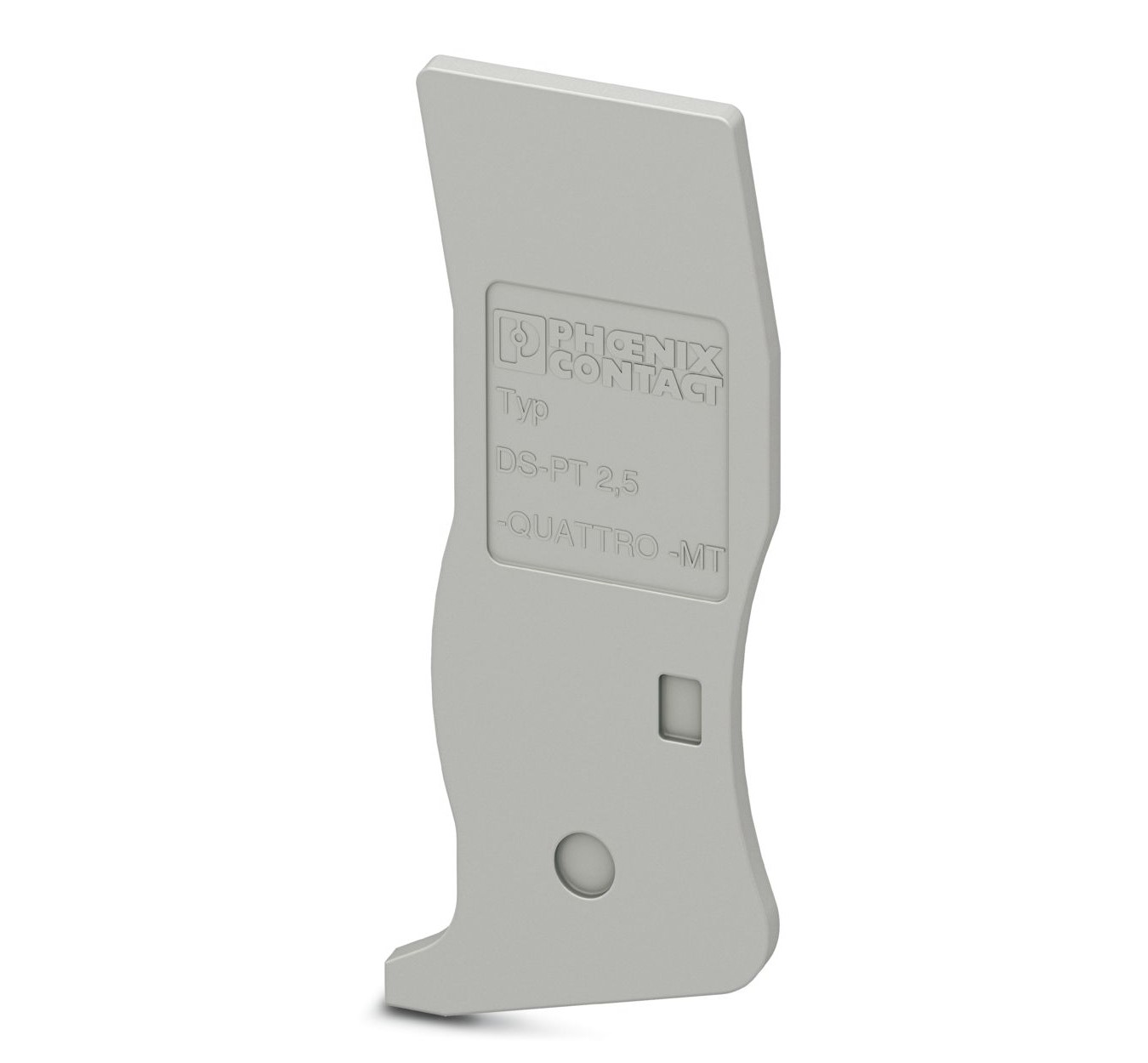 Phoenix Contact, DS-PT 2.5-QUATTRO-MT-R/500 Cover Segment for use with  for use with Terminal Blocks