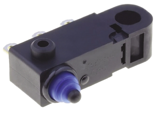 Omron Pin Plunger Micro Switch, Solder Terminal, 2 A @ 12 V dc, SPDT, IP67