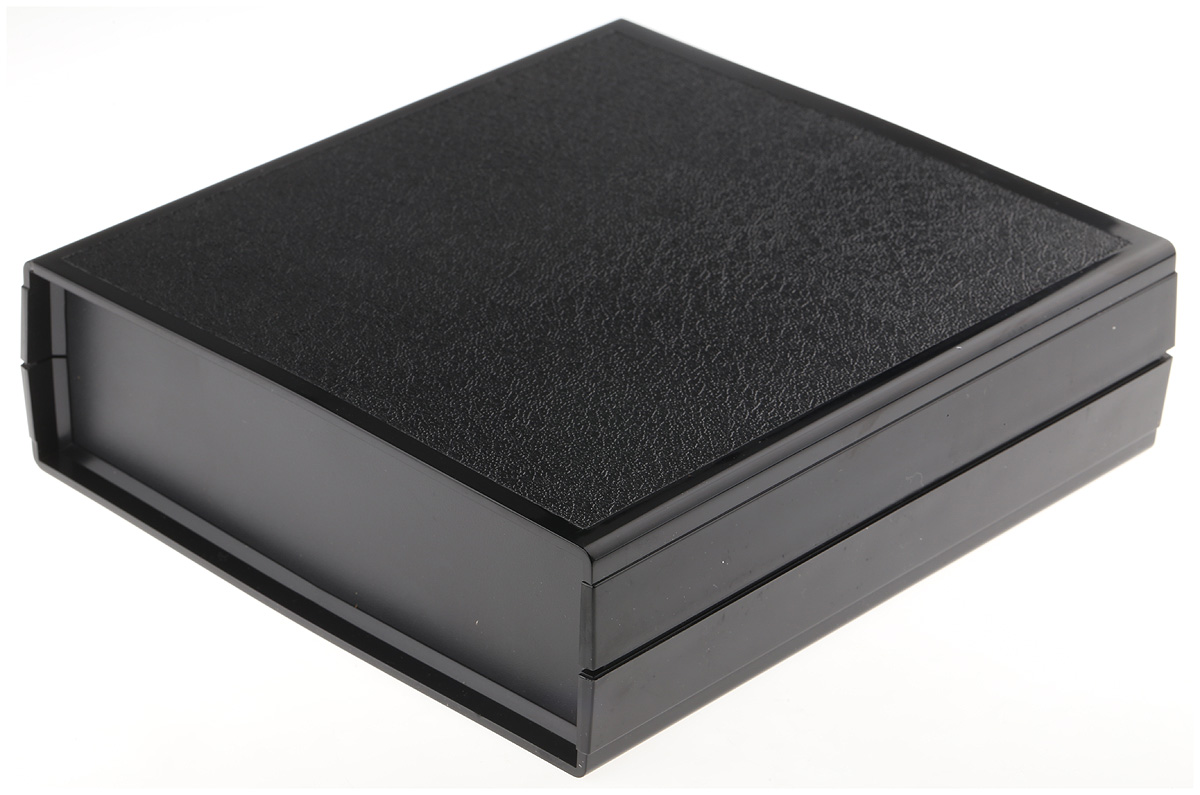 RS PRO Black ABS Instrument Case, 231 x 212 x 67mm