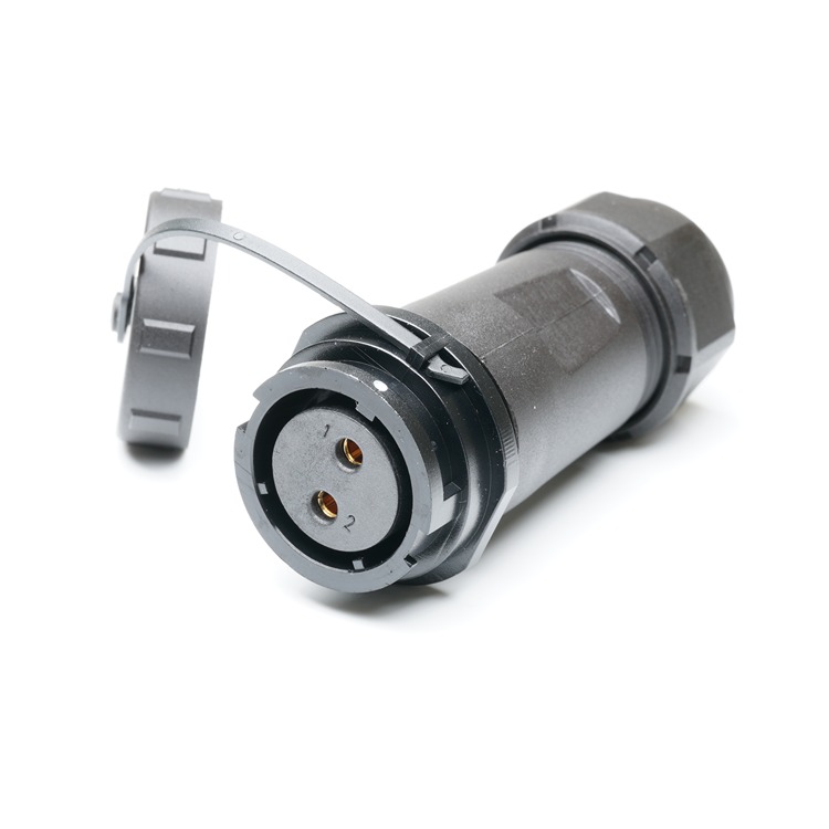RS PRO Industrial Circular Connector, 2 Contacts, In-Line Cable Mount, SY21 Connector, Socket, Female, IP67, SY21 Series