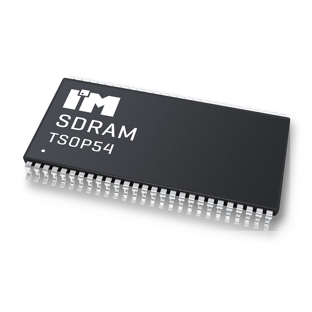 Intelligent Memory IM1216SDBATG-6I, SDRAM 128Mbit Surface Mount, 166MHz, 54-Pin FBGA
