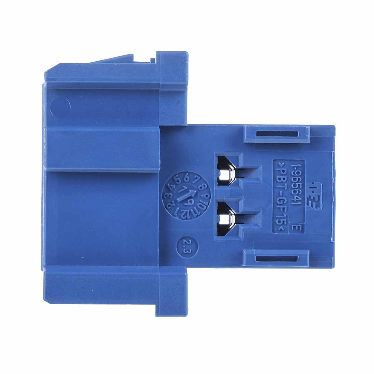 TE Connectivity, AMP MCP 2.8 Automotive Connector Plug Blue 6 Way 1-965641-1