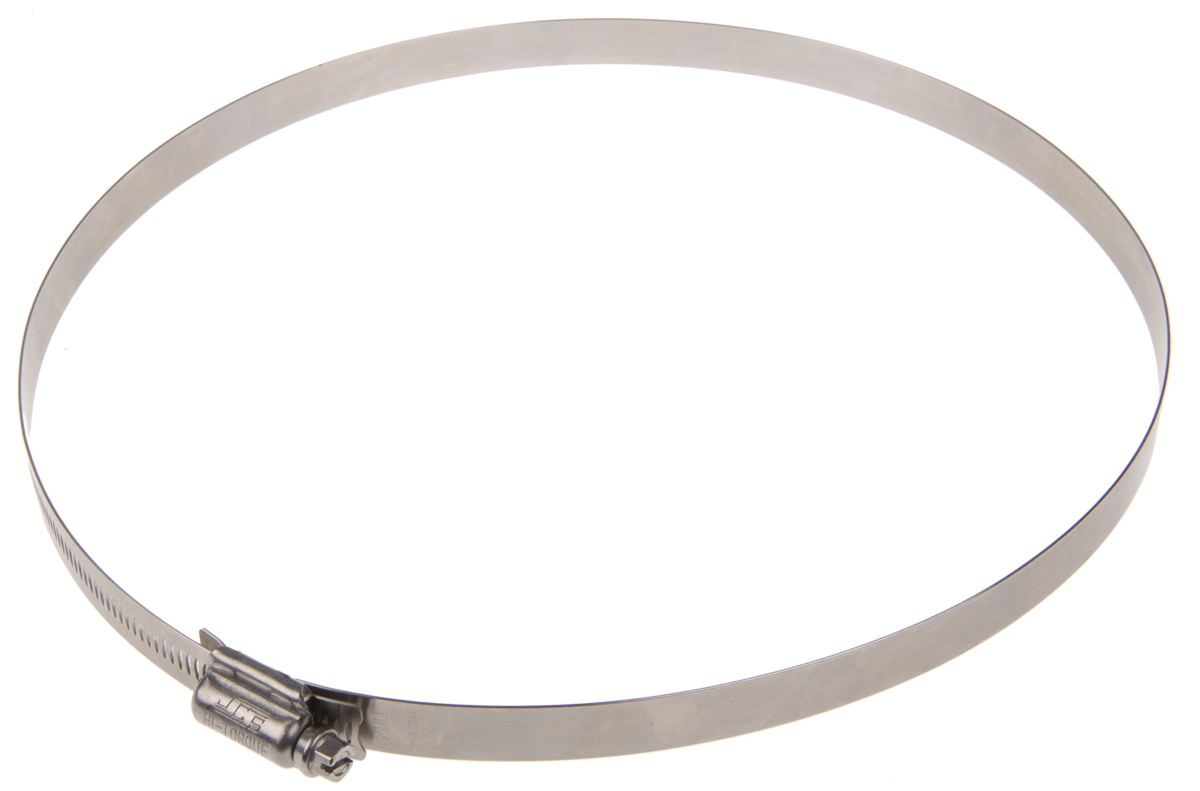 HI-TORQUE Stainless Steel Slotted Hex Worm Drive, 16mm Band Width, 250 → 280mm ID