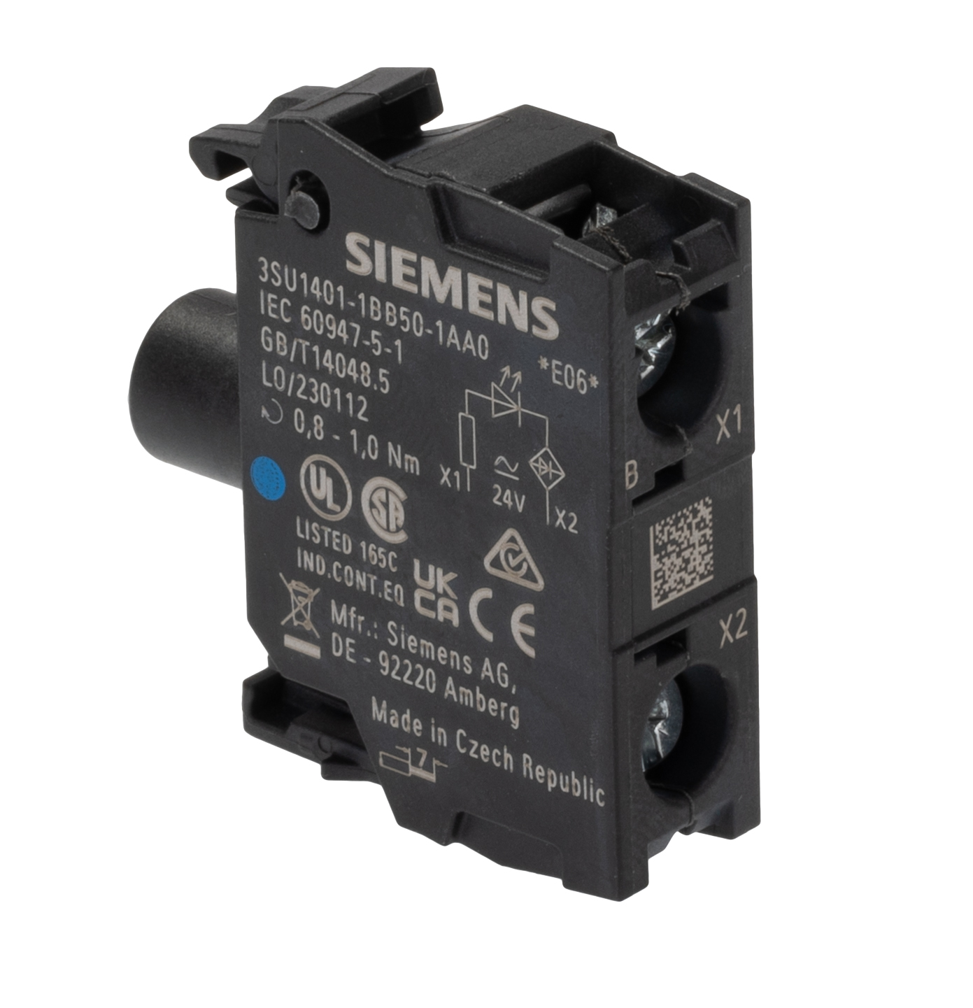 Siemens SIRIUS ACT 3SU14 Series Light Block, 24V ac/dc