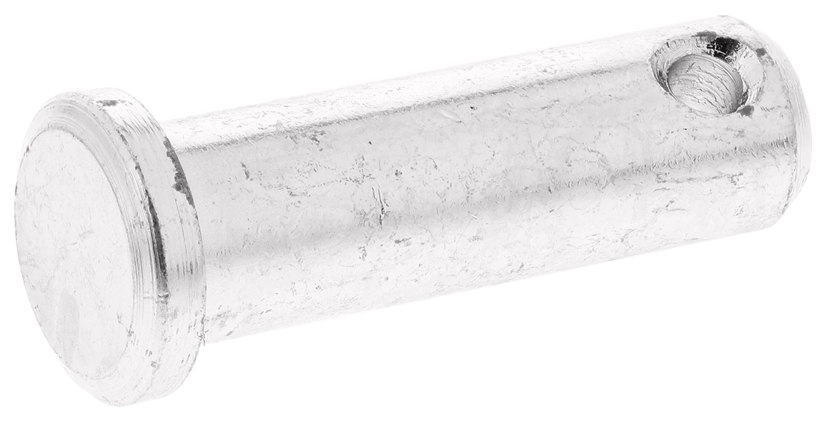 RS PRO 25.4mm Bright Zinc Plated Steel Clevis Pin, 8mm Diameter