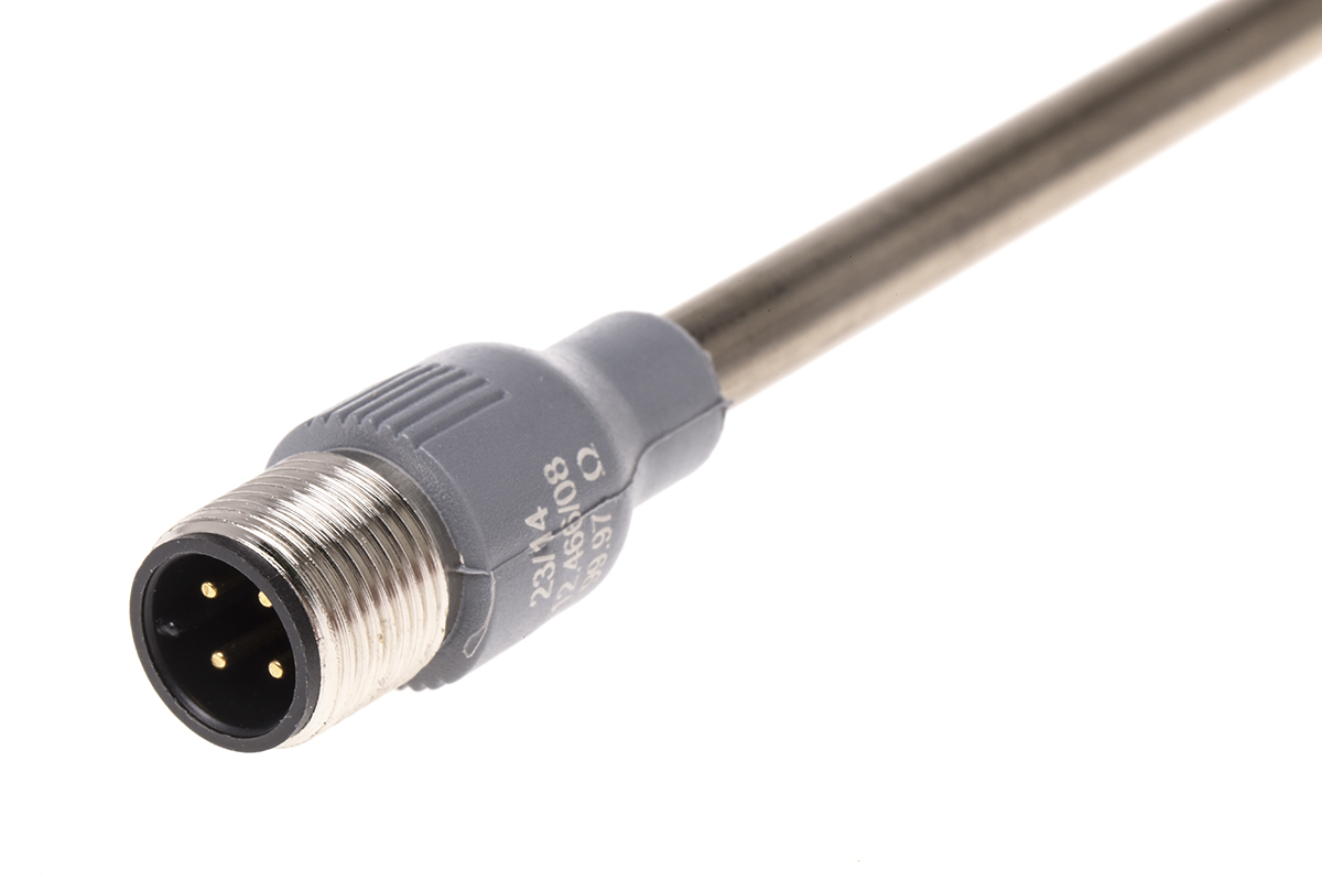 Reckmann PT100 RTD Sensor, 6mm Dia, 150mm Long, Probe, +350°C Max