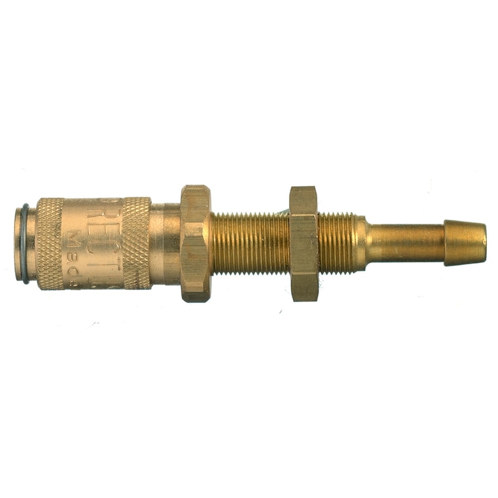 Legris Nickel Plated Brass Male Pneumatic Quick Connect Coupling, 10mm Hose Barb