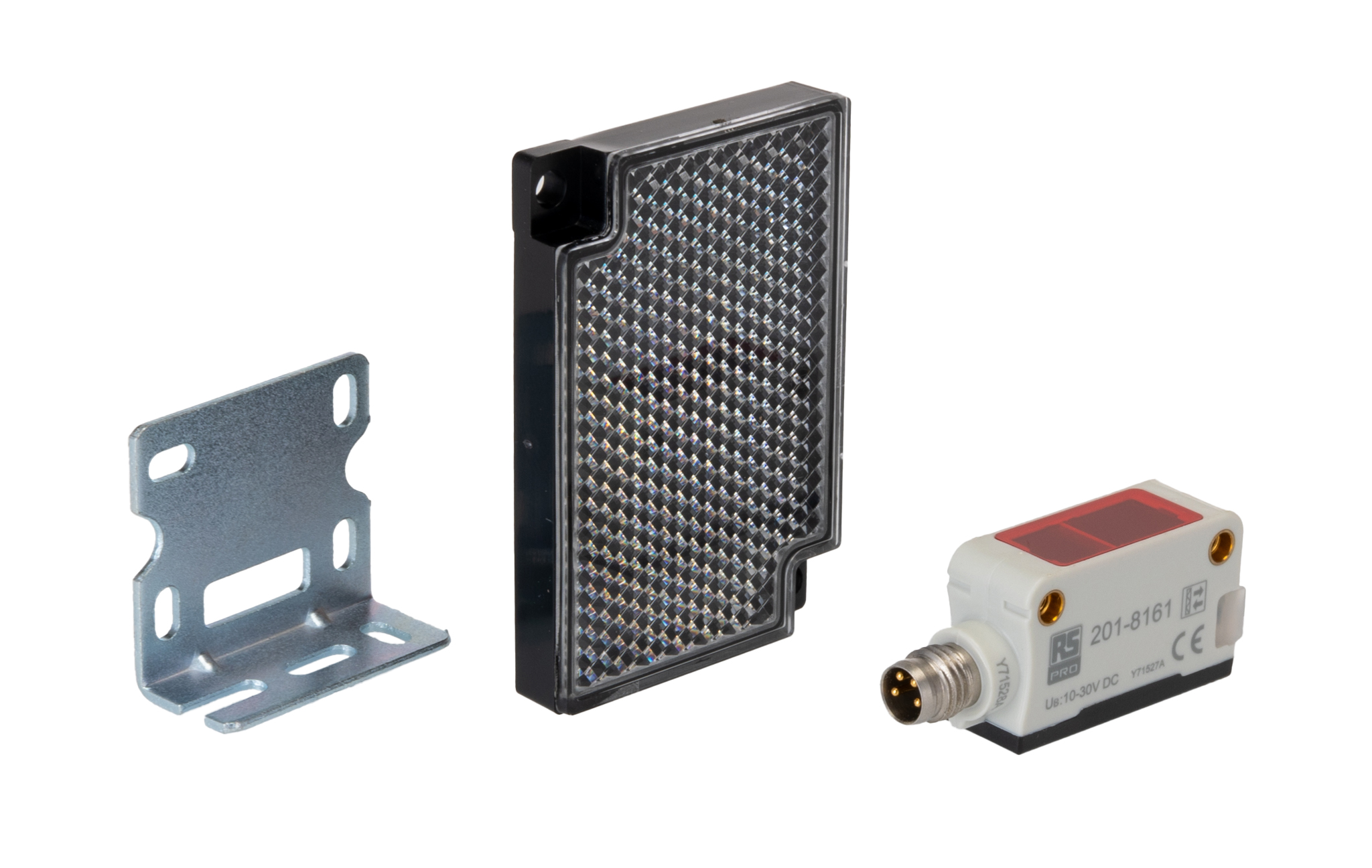RS PRO Polarised Retro Reflection Photoelectric Sensor, Block Sensor, 3 m Detection Range