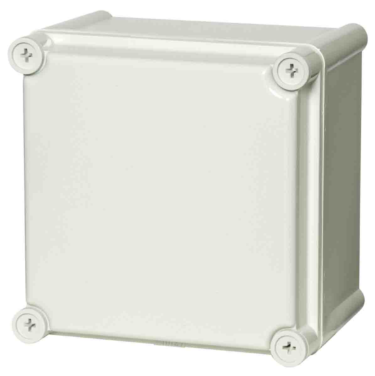 Fibox Grey ABS Enclosure, IP66, IP67, IK08, Grey Lid, 188 x 188 x 130mm