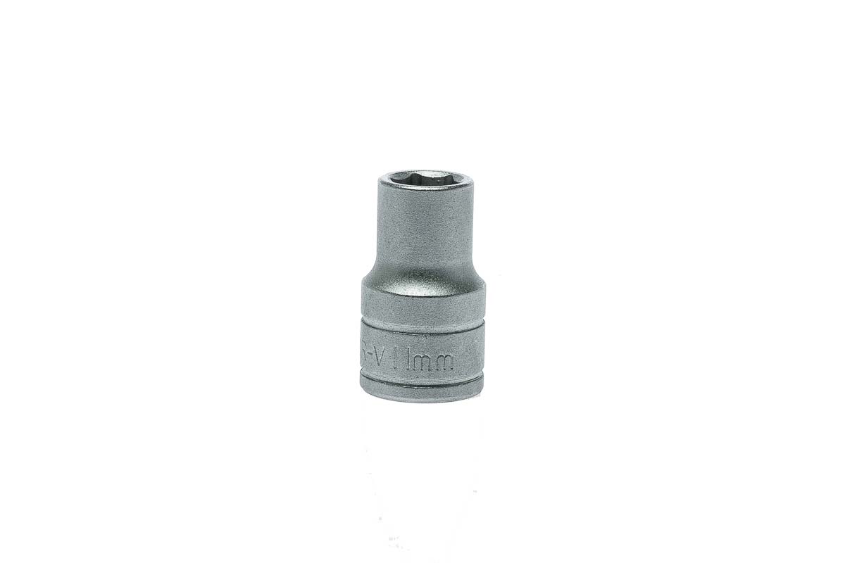 Teng Tools 1/2 in Drive 11mm Standard Socket, 6 point, 38 mm Overall Length