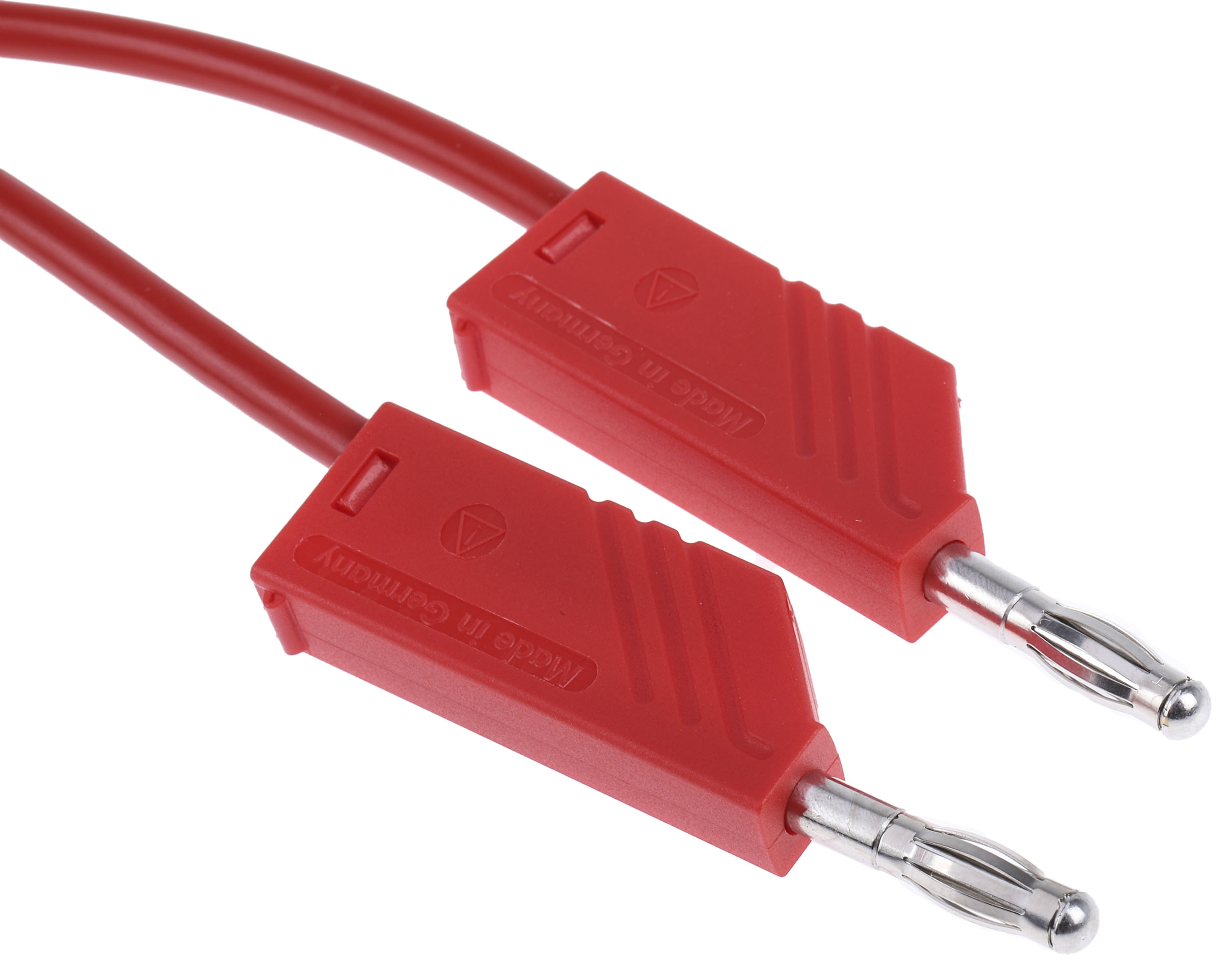 Hirschmann Test & Measurement Test lead, 32A, 60V dc, Red, 1m Lead Length