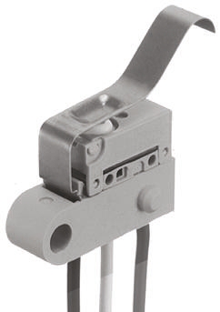 Panasonic Leaf Lever Micro Switch, Pre-wired Terminal, 100 mA @ 125 V ac, SP-CO, IP67
