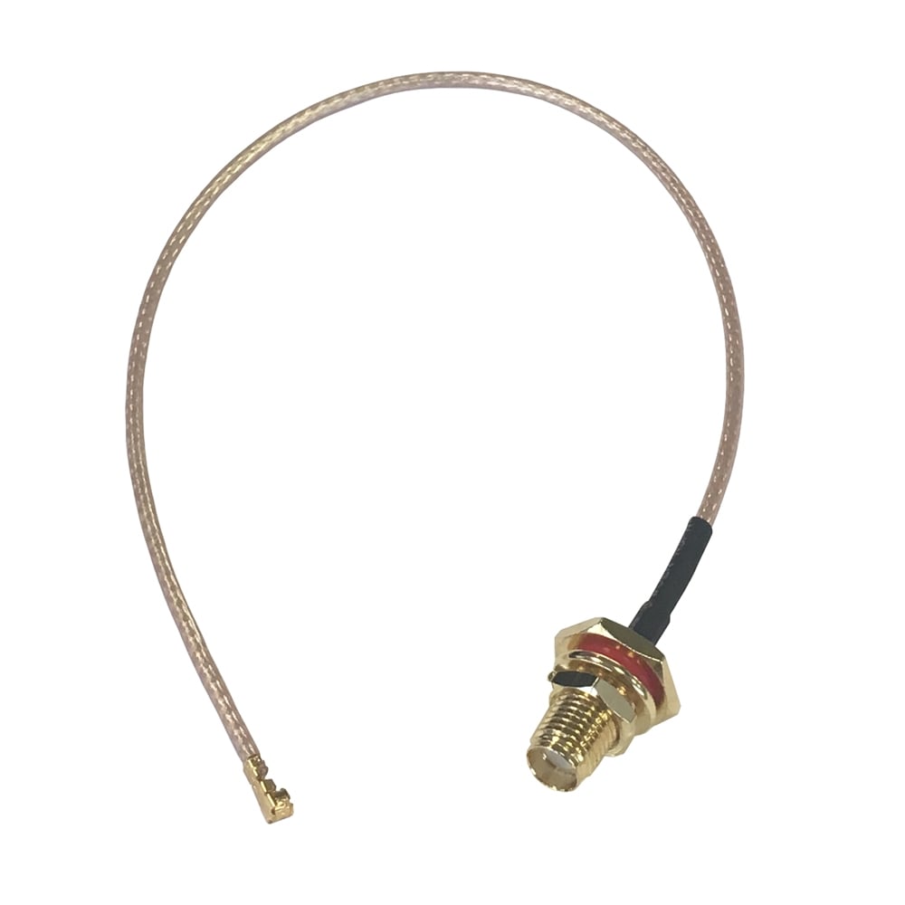 RF Solutions CBA Series UFL Right Angle to Female, 150 mm 50 Ω
