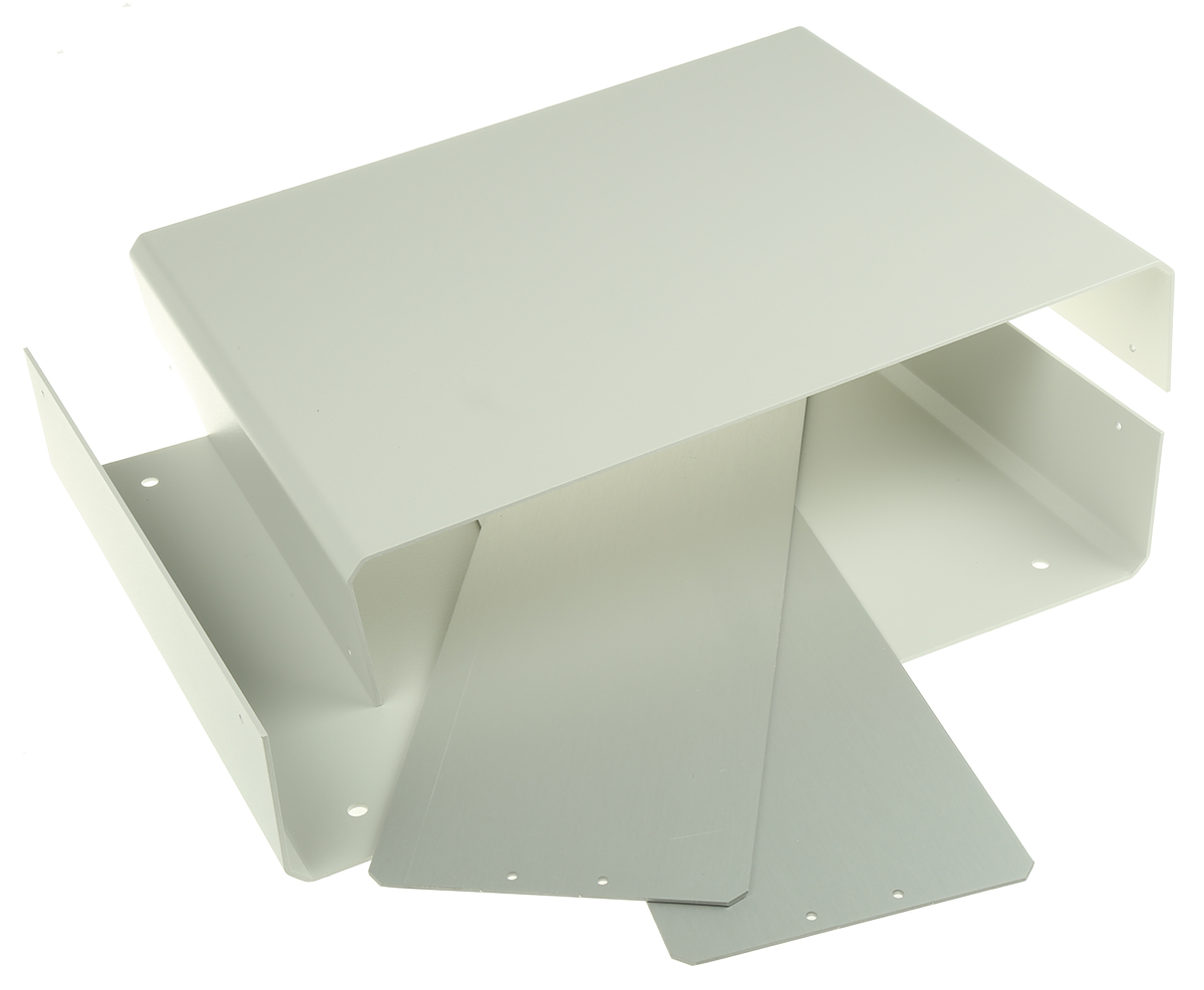 METCASE Unicase Grey Aluminium Instrument Case, 300 x 367 x 134mm