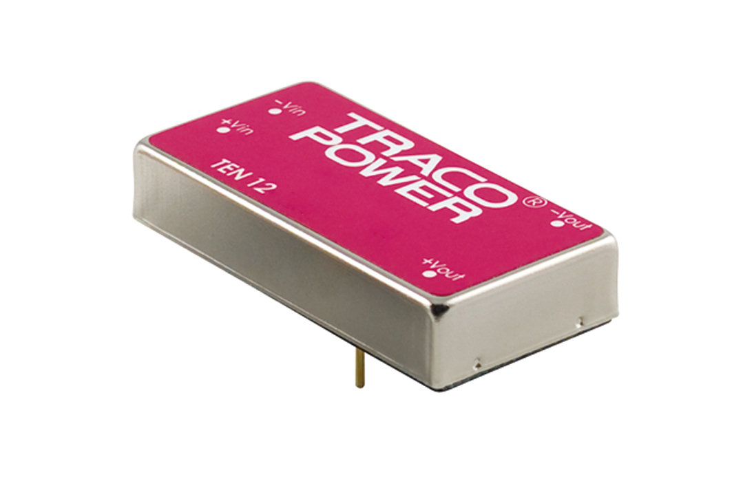 TRACOPOWER TEN 12 DC-DC Converter, ±15V dc/ ±400mA Output, 18 → 75 V dc Input, 12W, Through Hole, +85°C Max Temp