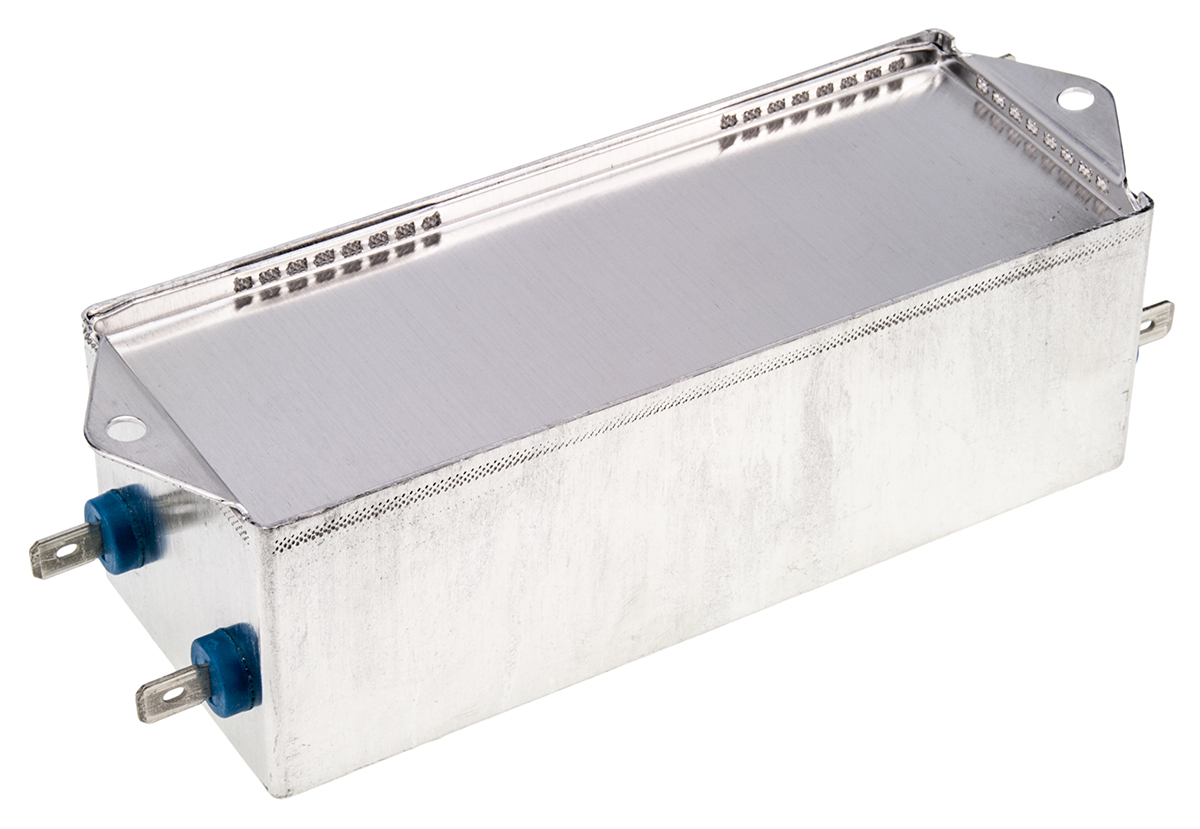 EPCOS, B84115E 10A 250 V ac/dc 60Hz, Flange Mount EMC Filter, Tab, Single Phase