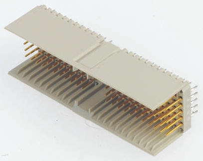 TE Connectivity, Z-PACK HM 2mm Pitch Hard Metric Type A Backplane Connector, Male, Right Angle, 22 Column, 5 Row, 110