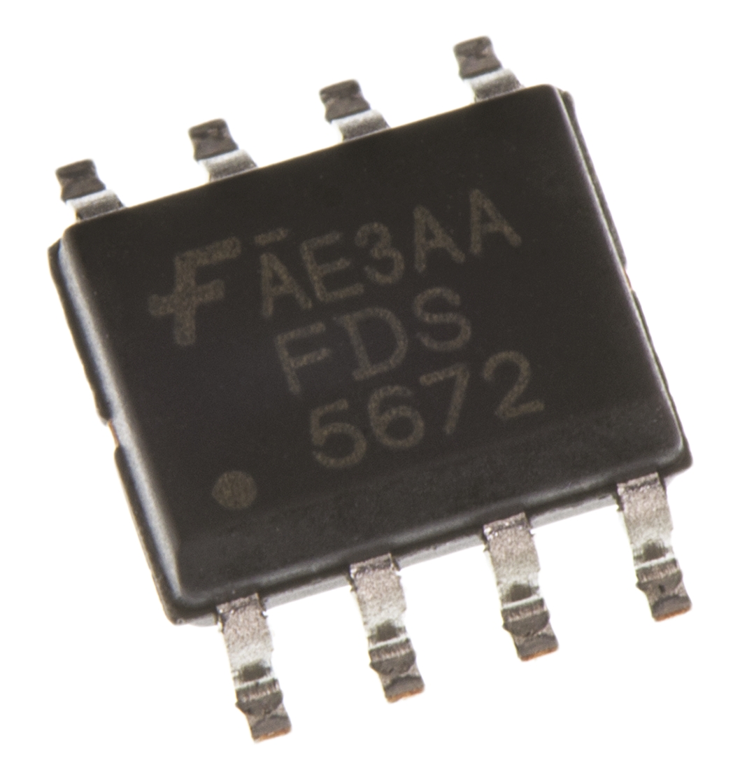 onsemi PowerTrench Type N-Channel MOSFET, 12 A, 60 V Enhancement, 8-Pin SOIC FDS5672