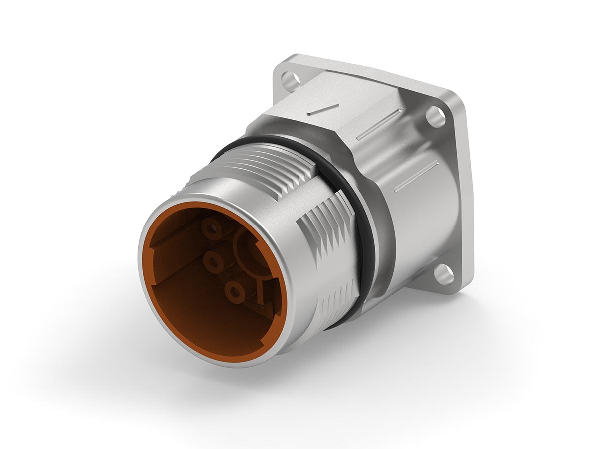 TE Connectivity Circular Connector, 8 Contacts, Flange, Standard Connector, Socket, Male, IP67, Speedtec 923 Series