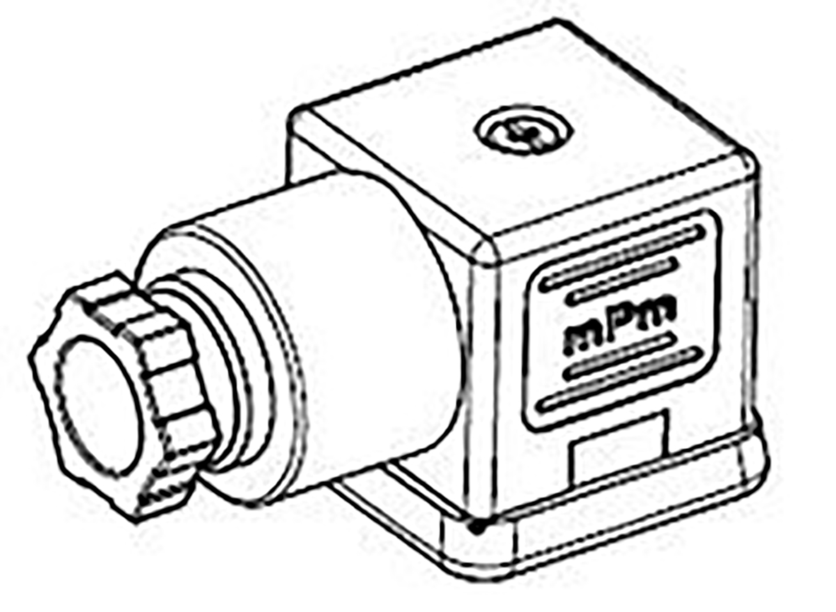 Molex 121023 2P+E DIN 43650 A DIN 43650 Solenoid Connector, 250 V ac, 300 V dc Voltage