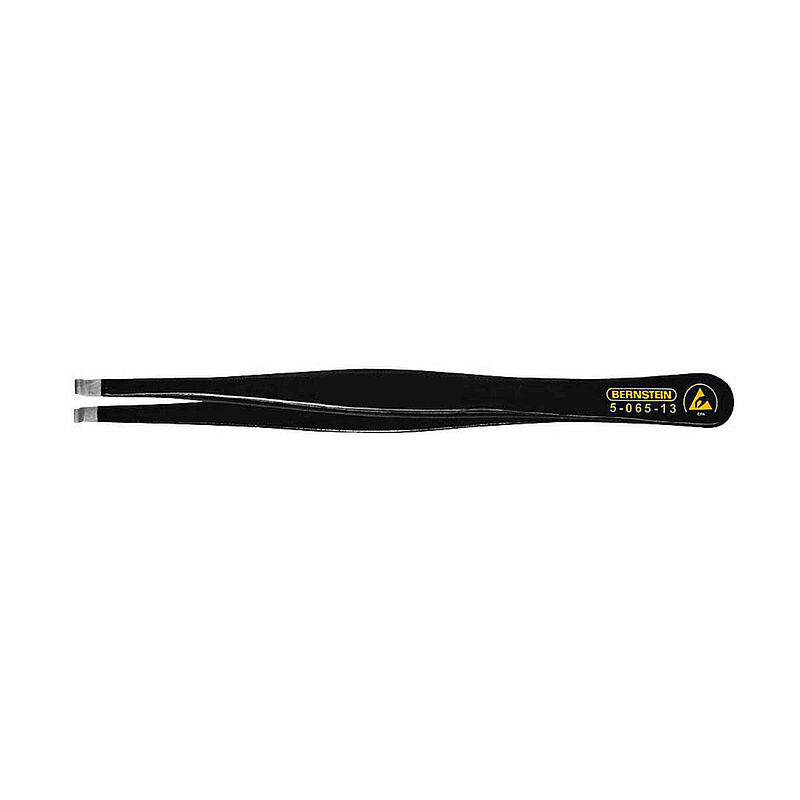 Bernstein 120 mm, Stainless Steel, Straight, ESD Tweezer