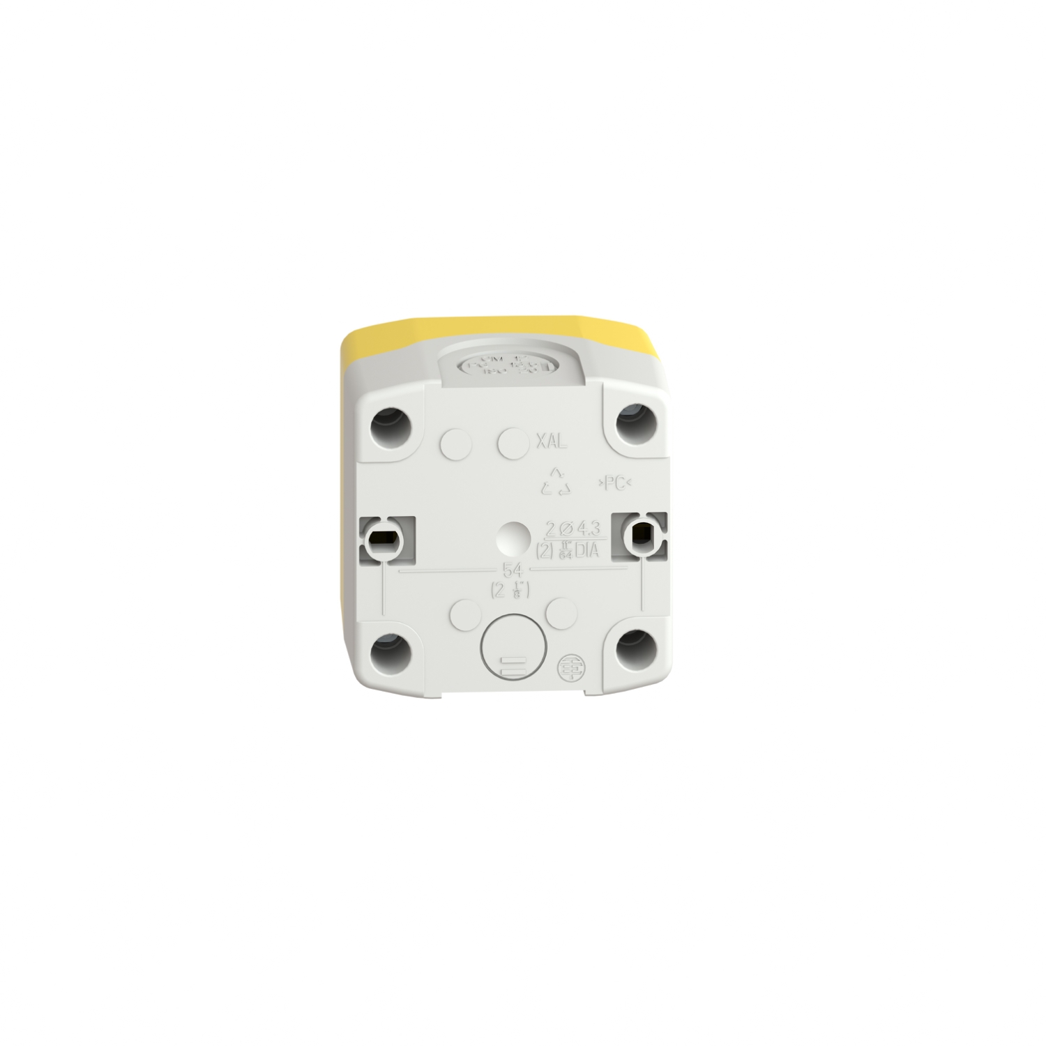 Schneider Electric Harmony XALK Series Key Release Emergency Stop Push Button, Surface Mount, 22mm Cutout, 2NC, IP66,