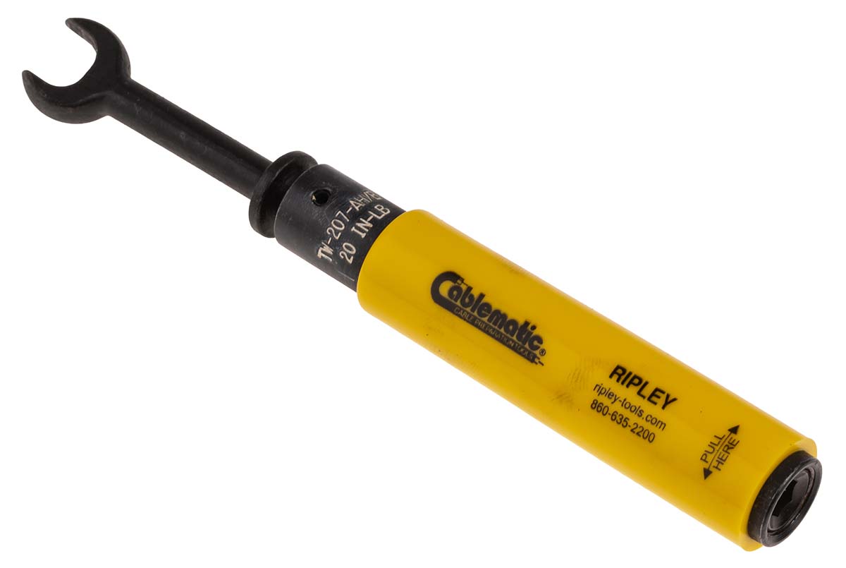 Miller Click Torque Wrench, 2.26Nm, 7/16 in Drive, Open End Drive